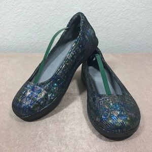 Women’s Alegría Slip On Loafers Iridescent Blue
